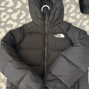 The North Face Kids Charcoal Puffer Jacket